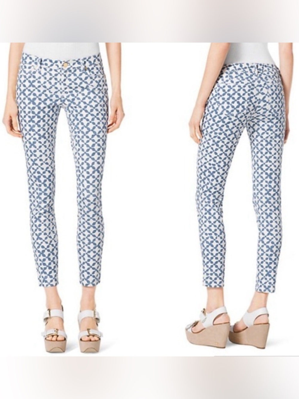 Michael Kors Cropped Skinny Jeans Size 6